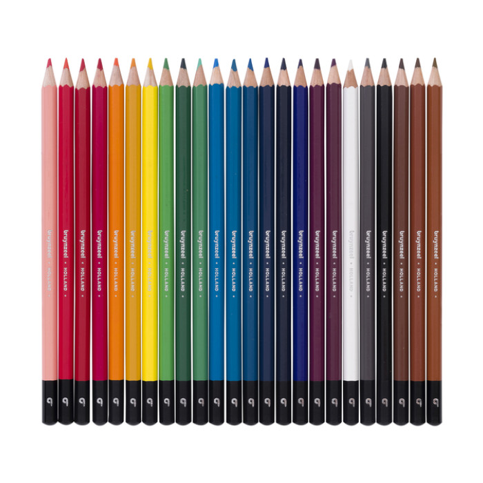 Kleurpotlood Bruynzeel set à 24 stuks assorti