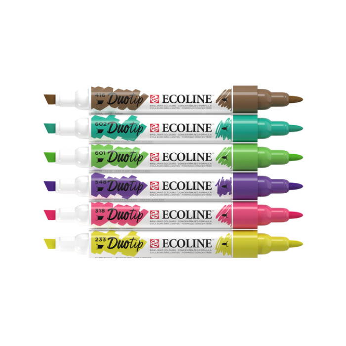 Duotip Talens Ecoline set à 6 stuks botanisch