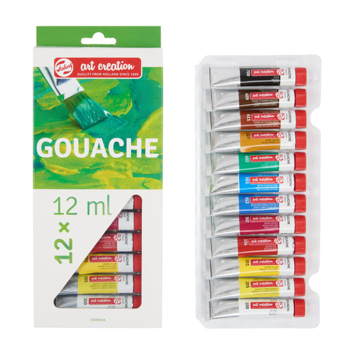 Gouache Talens Art Creation set à 12 kleuren