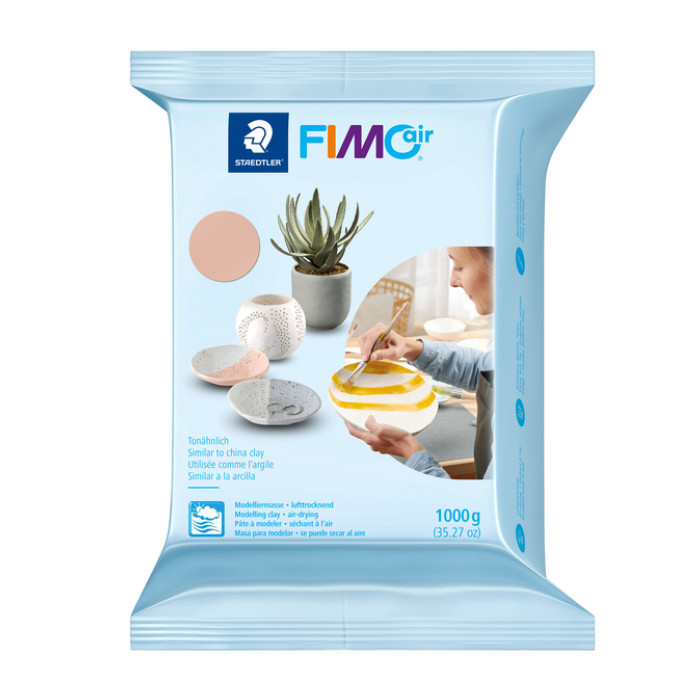 Boetseerklei Fimo Air 1000gram perzik