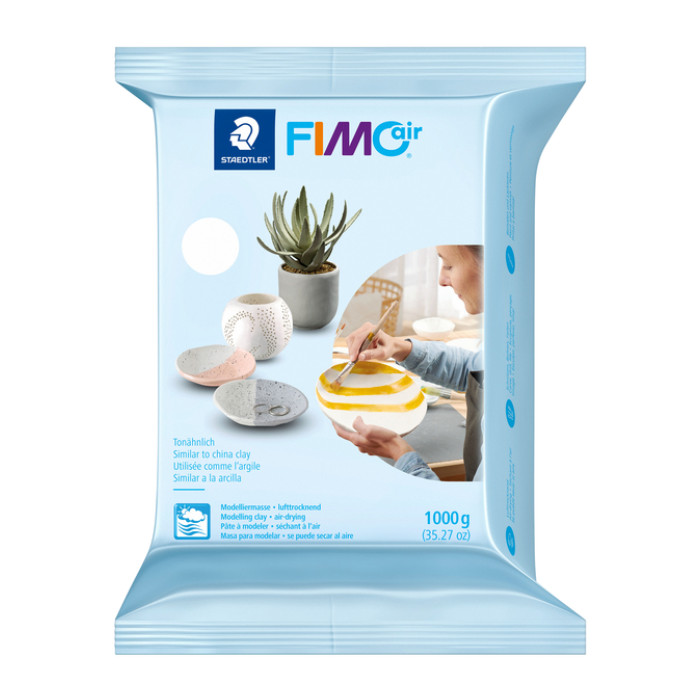 Boetseerklei Fimo Air 1000gram wit