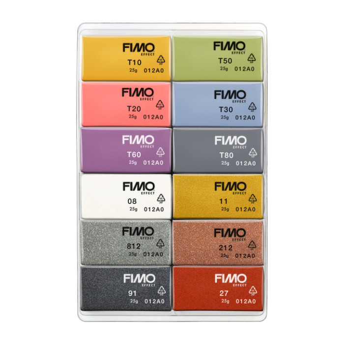 Klei Fimo soft colour pak à 12 mode kleuren