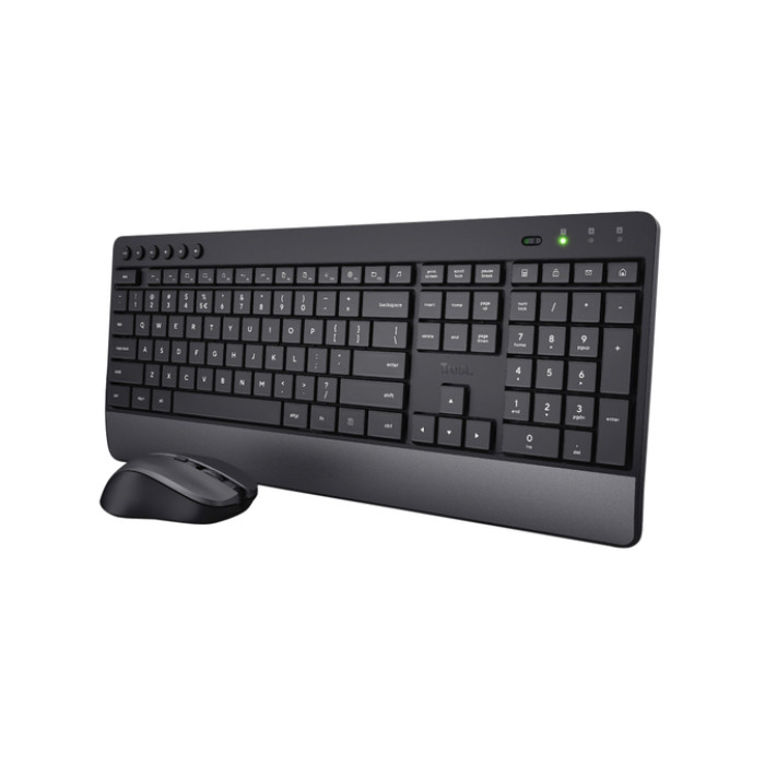 Toetsenbord Trezo Eco Comfort + muis zwart