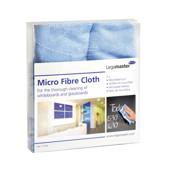 Microvezeldoek Legamaster 40x40cm 2 stuks
