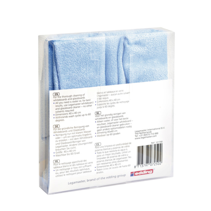 Microvezeldoek Legamaster 40x40cm 2 stuks