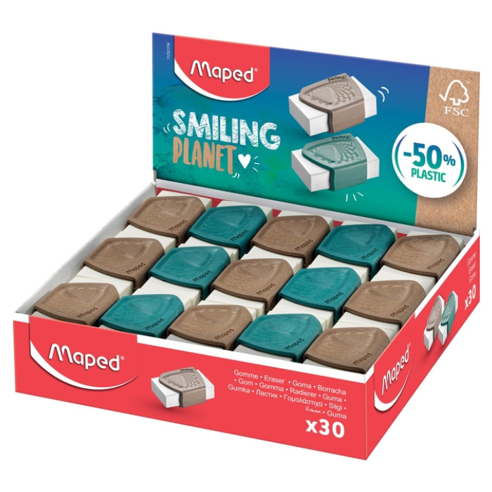 Gum Maped Smiling Planet display ร  30 stuks