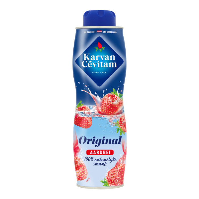 Siroop Karvan Cevitam aardbei 600ml