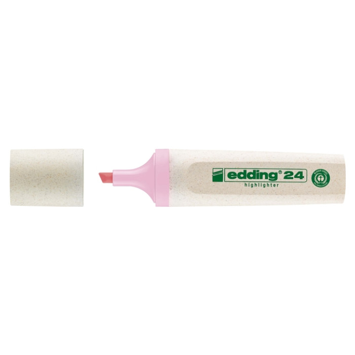 Markeerstift edding 24 EcoLine pastel roze