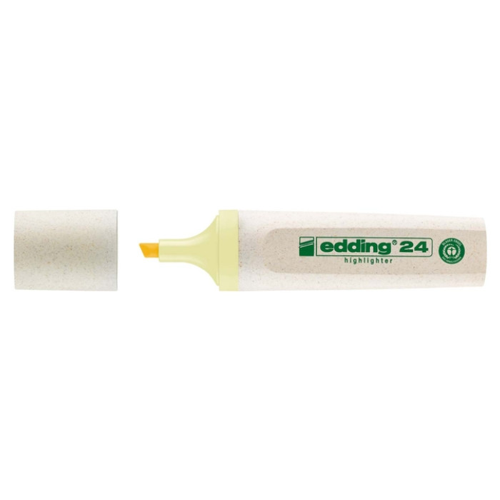 Markeerstift edding 24 EcoLine pastel geel