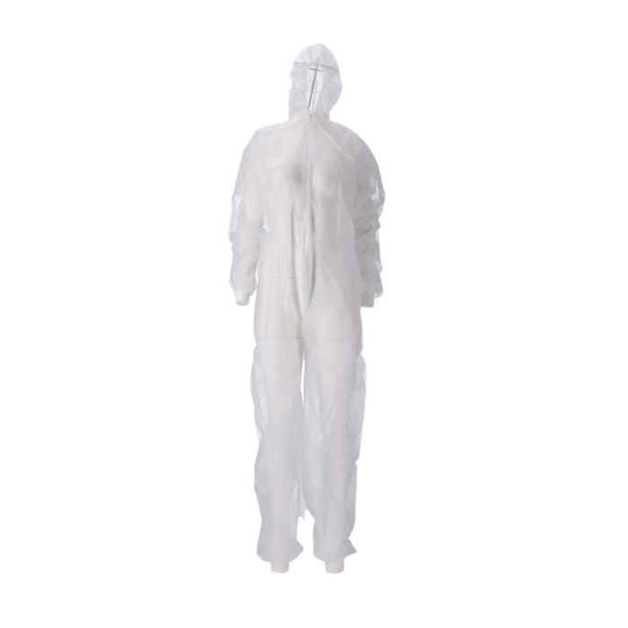 Overall CMT XXL non-woven ritssluiting PP wit 50 stuks
