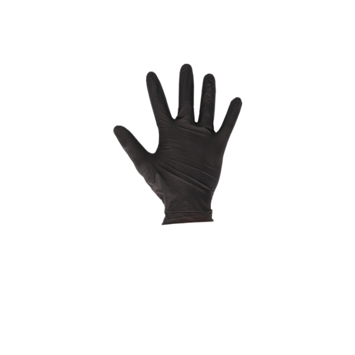 Handschoen CMT L soft nitril zwart 100 stuks