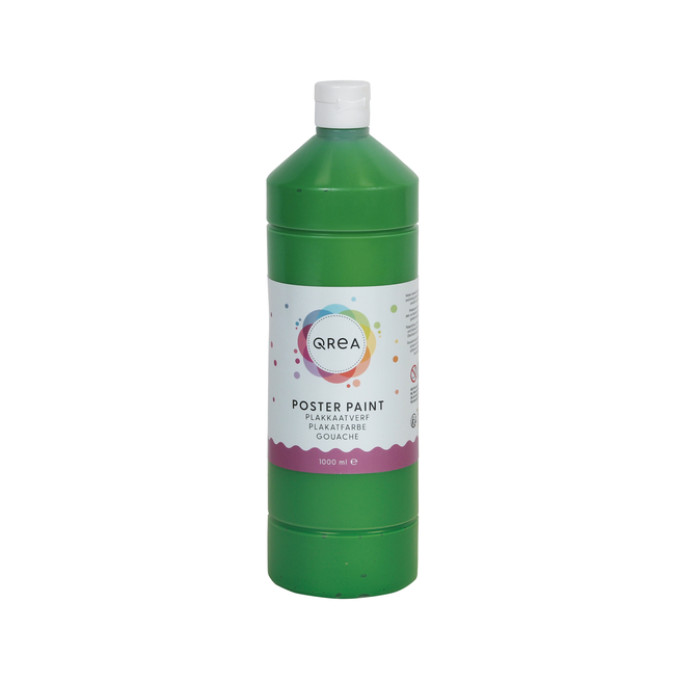 Plakkaatverf Qrea middengroen 1000ml