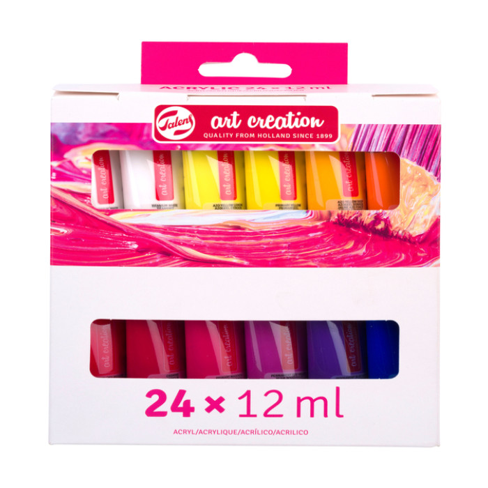 Acrylverf Talens Art Creation 12ml set à 24 kleuren