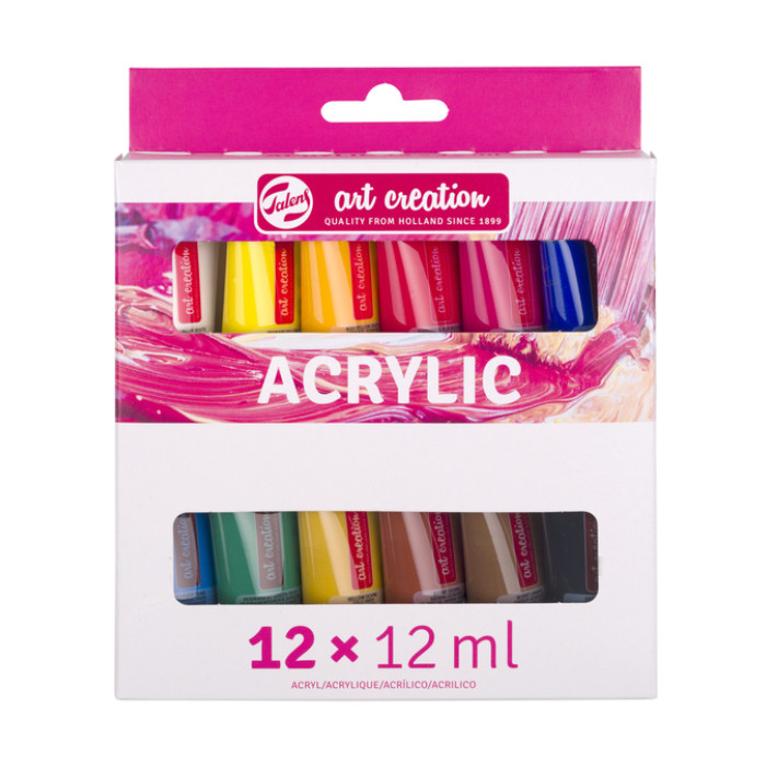 Acrylverf Talens Art Creation 12ml set à 12 kleuren