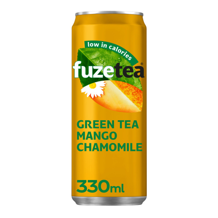 Frisdrank Fuze Tea Green Tea mango chamomile blik 330ml