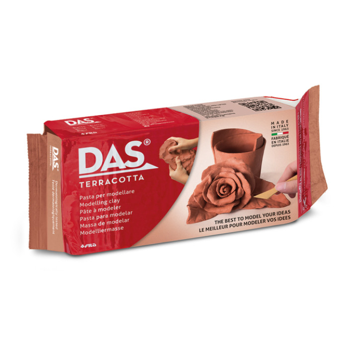 Boetseerklei DAS luchthardend 1000 gram terracotta