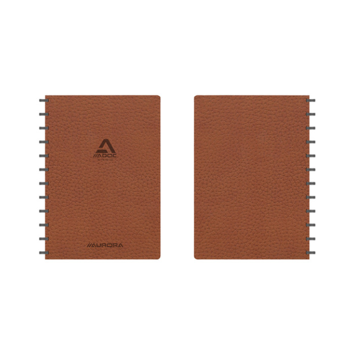 Schrift Adoc Business A4 ruit 5x5mm 144 pagina's 90gr bruin