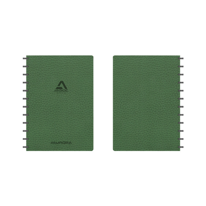 Schrift Adoc Business A4 ruit 5x5mm 144 pagina's 90gr groen