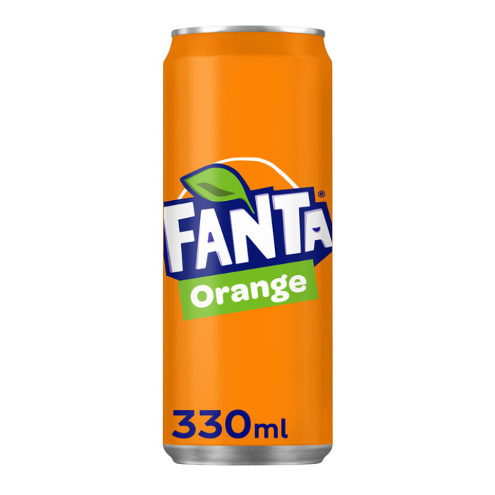 Frisdrank Fanta orange blik 330ml