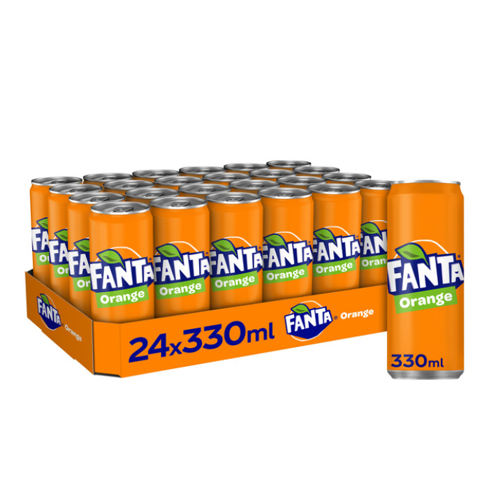 Frisdrank Fanta orange blik 330ml