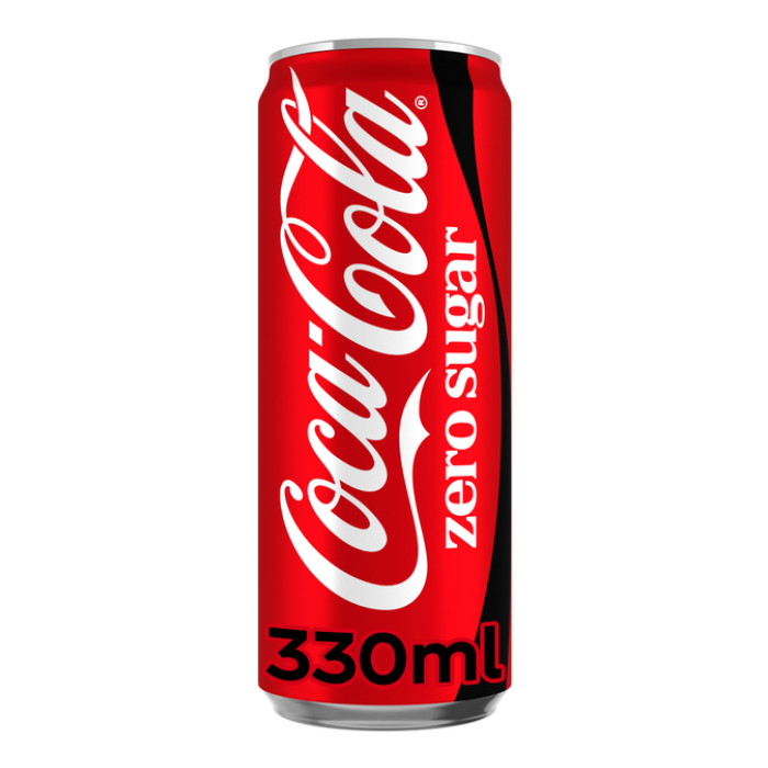 Frisdrank Coca Cola zero blik 330ml