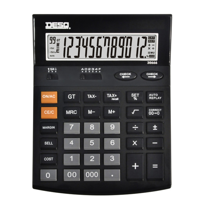 Rekenmachine Desq X-Large Check&Correct