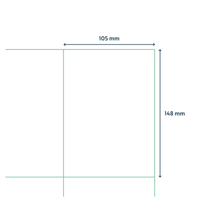 Etiket Qbasic A4 1.000 vel 105x148mm 4000 labels