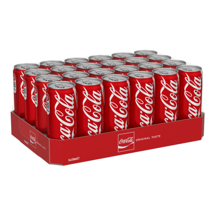 Frisdrank Coca Cola Regular blik 330ml