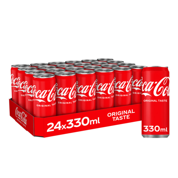Frisdrank Coca Cola Regular blik 330ml