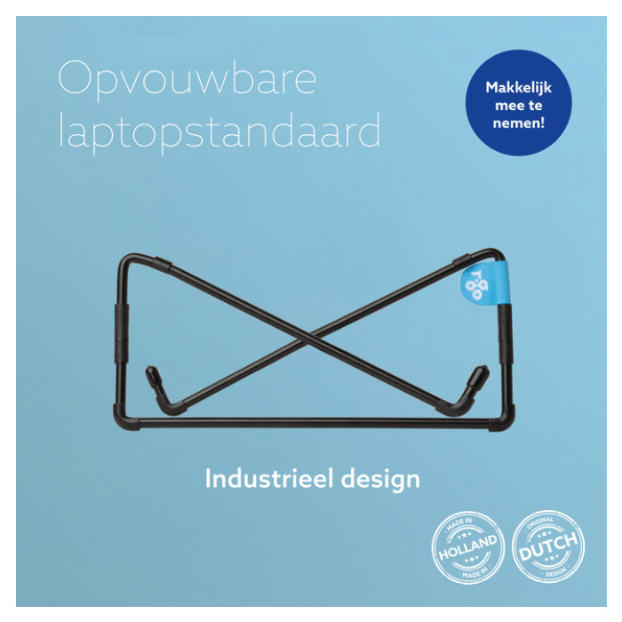 Laptopstandaard R-Go Travel Zwart