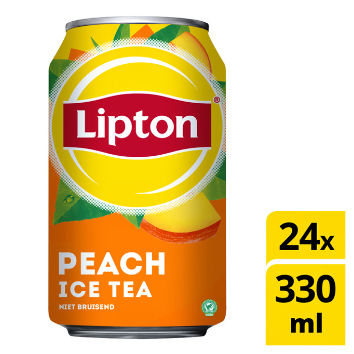 Frisdrank Lipton Ice Tea peach blik 330ml