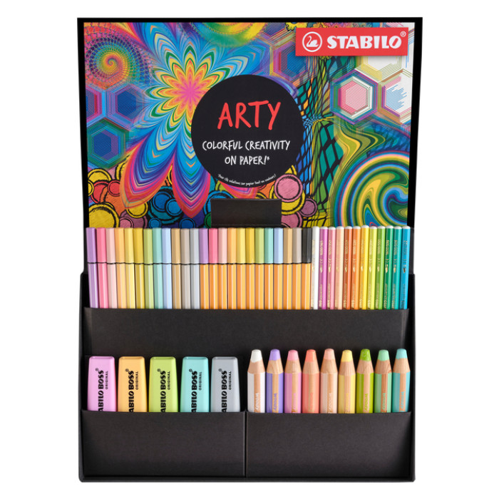 Creative set Stabilo 77/6 Arty colorful creative pastel mix 50 stuks