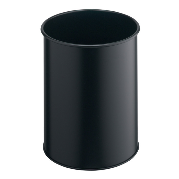 Papierbak Durable 3301-01 15liter rond zwart