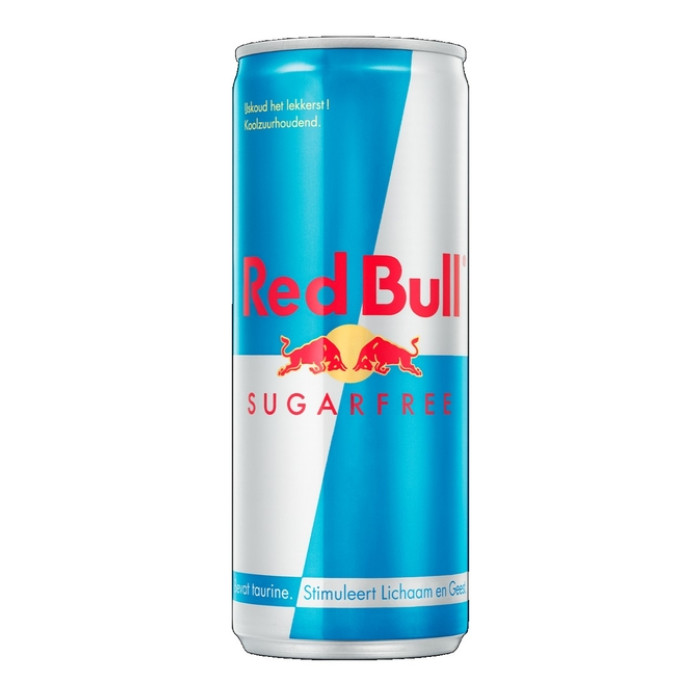 Energiedrank Red Bull sugarfree blik 250 ml