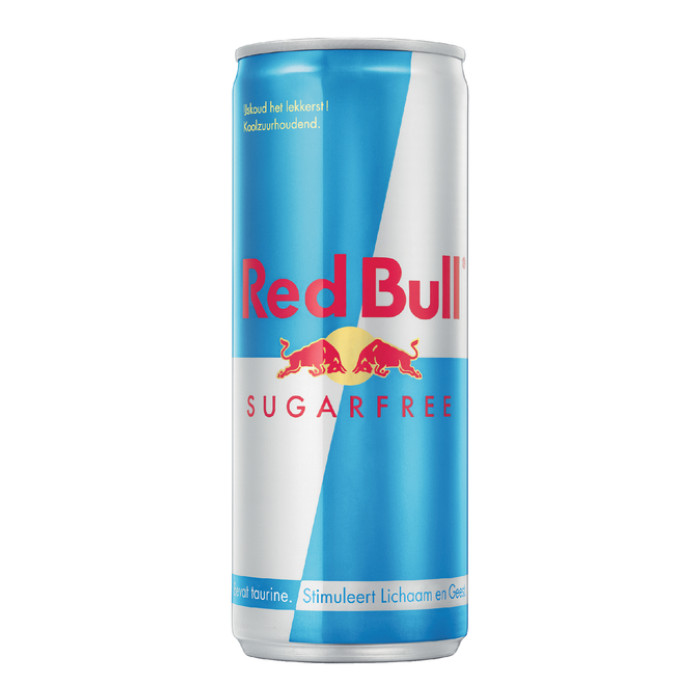 Energiedrank Red Bull sugarfree blik 250 ml