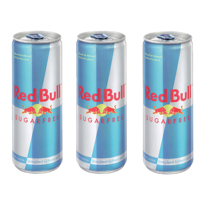 Energiedrank Red Bull sugarfree blik 250 ml