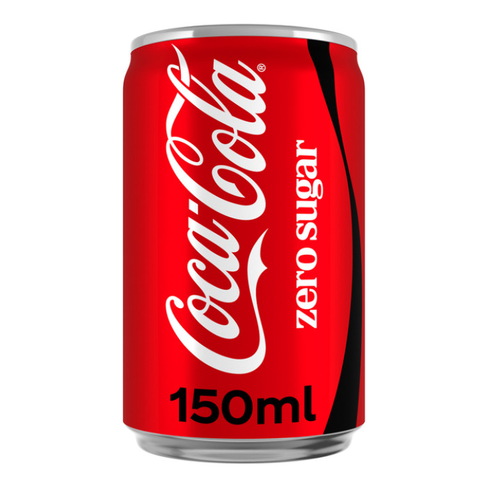 Frisdrank Coca Cola zero blik 150ml