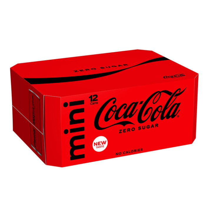 Frisdrank Coca Cola zero blik 150ml