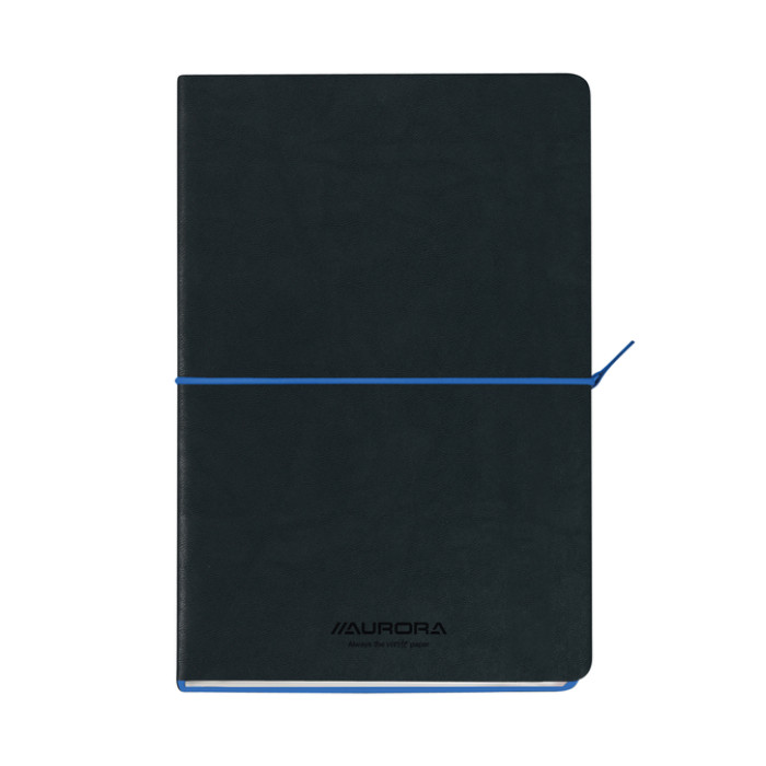 Notitieboek Aurora Tesoro A5 192blz lijn 80gr blauw