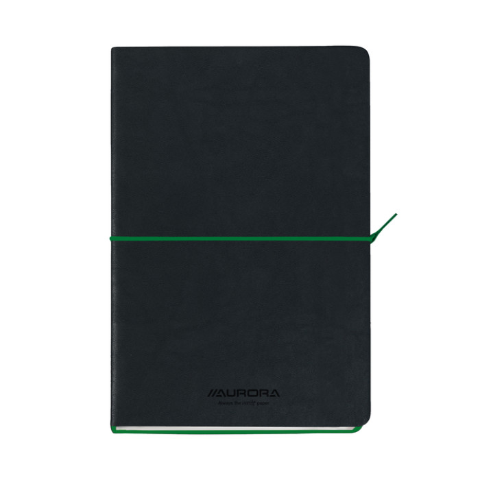 Notitieboek Aurora Tesoro A5 192blz lijn 80gr groen