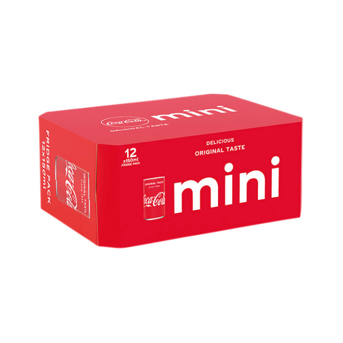 Frisdrank Coca Cola Regular blik 150ml