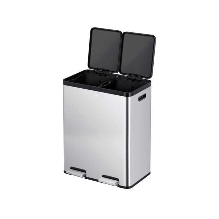 Pedaalemmer EKO Essential Recycler 2x30 liter rvs