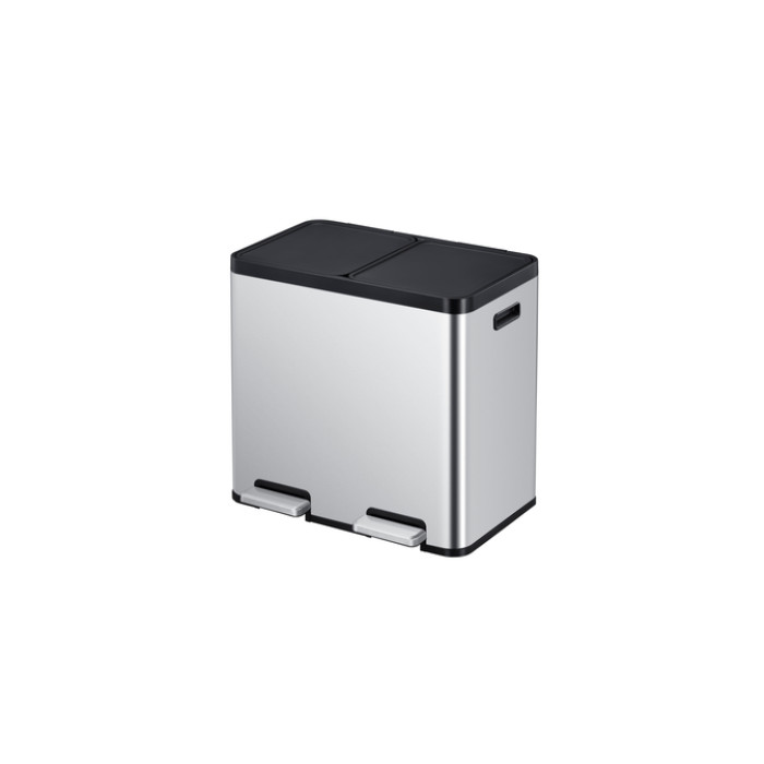 Pedaalemmer EKO Essential Recycler 2x22 liter rvs