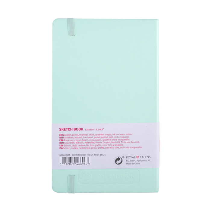 Schetsboek Talens Art Creation 80 witte vellen 140gr 130x210mm frisse munt