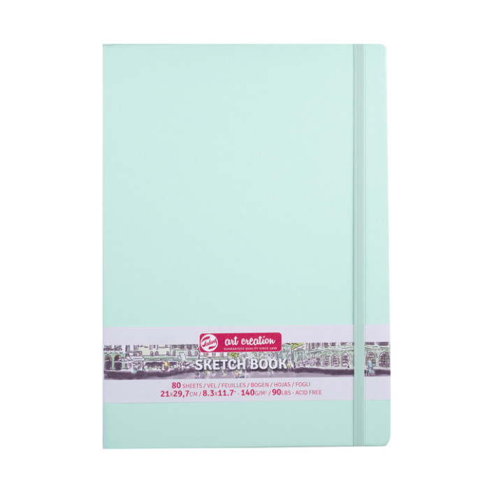 Schetsboek Talens Art Creation 80 witte vellen 140gr 210x297mm frisse munt
