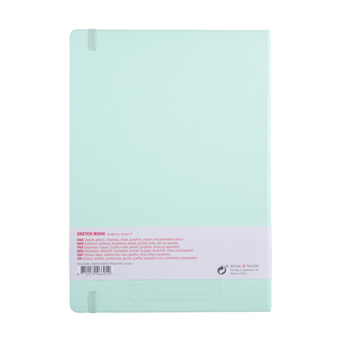 Schetsboek Talens Art Creation 80 witte vellen 140gr 210x297mm frisse munt