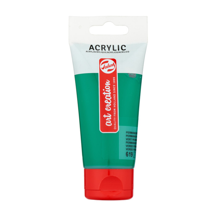 Acrylverf Talens Art Creation 619 permanentgroen donker tube à 75ml