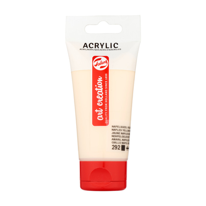 Acrylverf Talens Art Creation 292 napelsgeel rood licht tube à 75ml