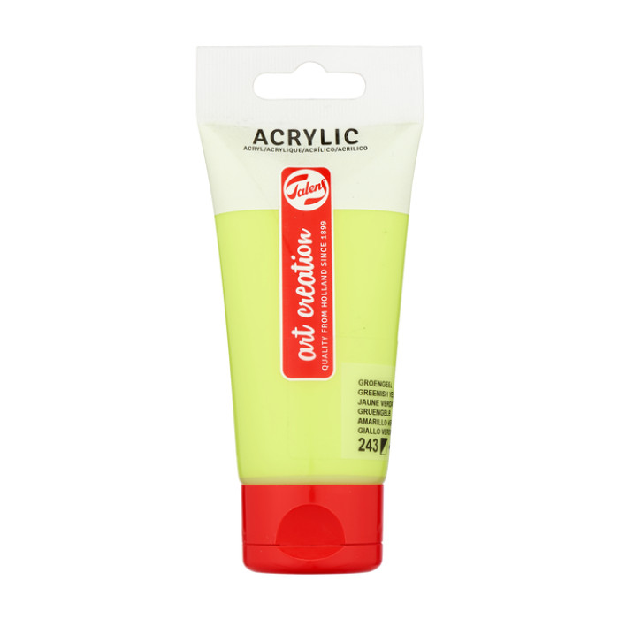 Acrylverf Talens Art Creation 243 groengeel tube à 75ml