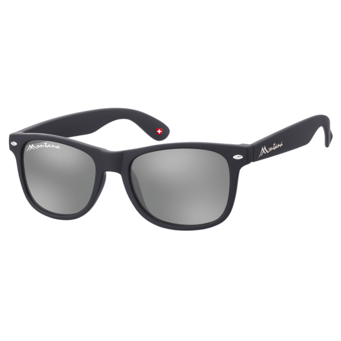 Zonnebril Montana met Revo spiegelglas zwart
